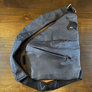 Mavloci Anti-Theft Travel Bag Slim Sling Bag Cross Body Travel Bag - Gray